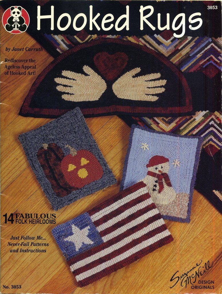 Book - Hooked Rugs: 14 Fabulous Folk Heirlooms