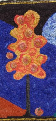 Discount Patterns - Hardy Orange, on monk's cloth