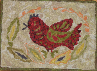 Discount Patterns - Chicken Salad, on bleached linen