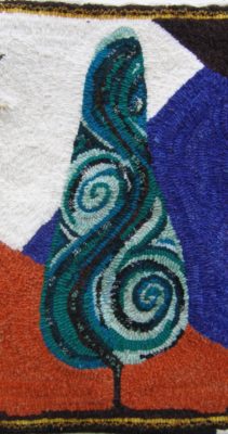 Discount Patterns - V and A Cedar, on rug warp