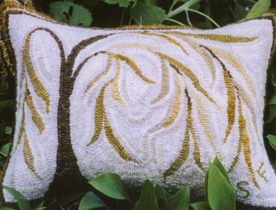 Discount Patterns - Willow, on bleached linen