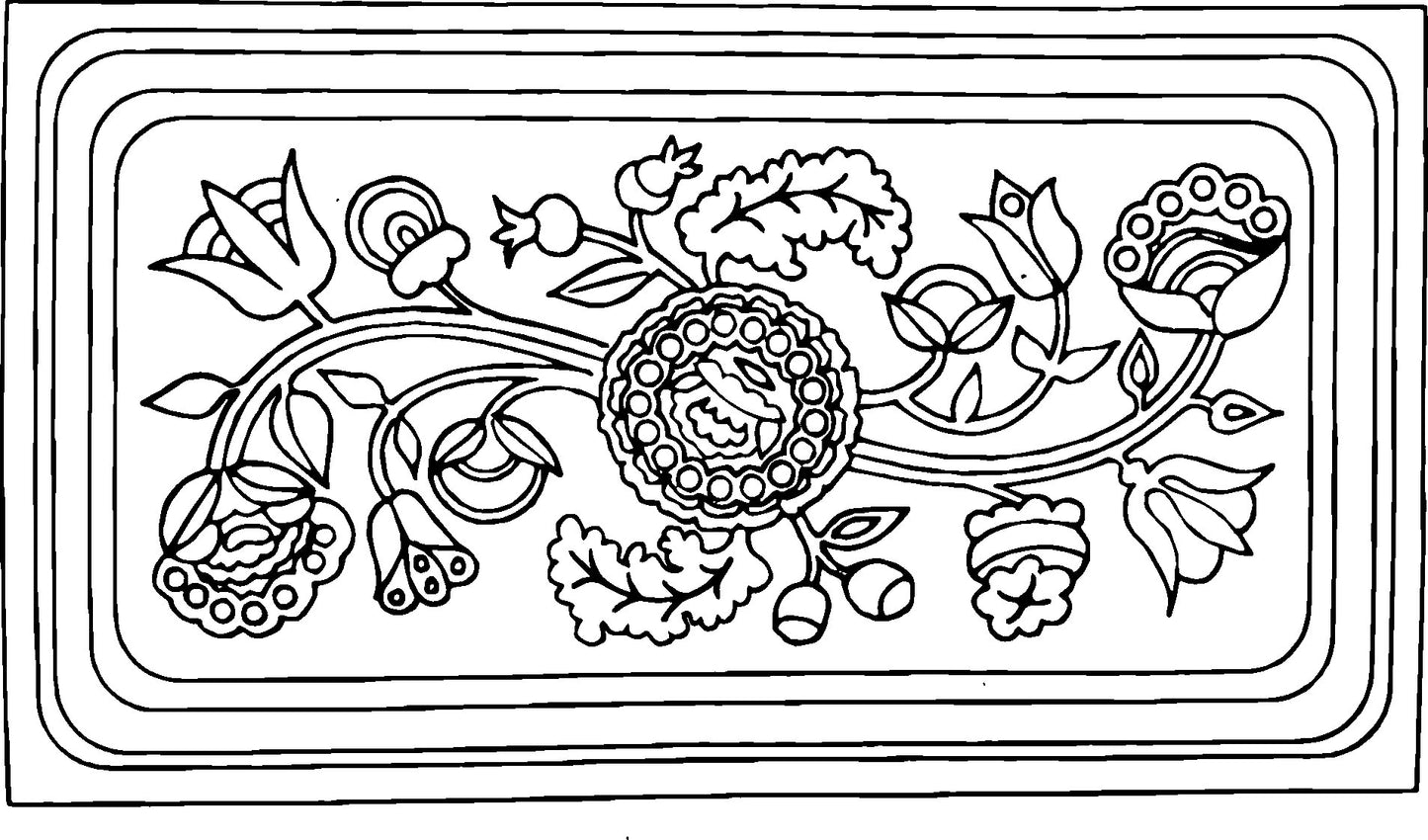 DiFranza Designs - 1852 Antique Rug - Rug Hooking Supplies