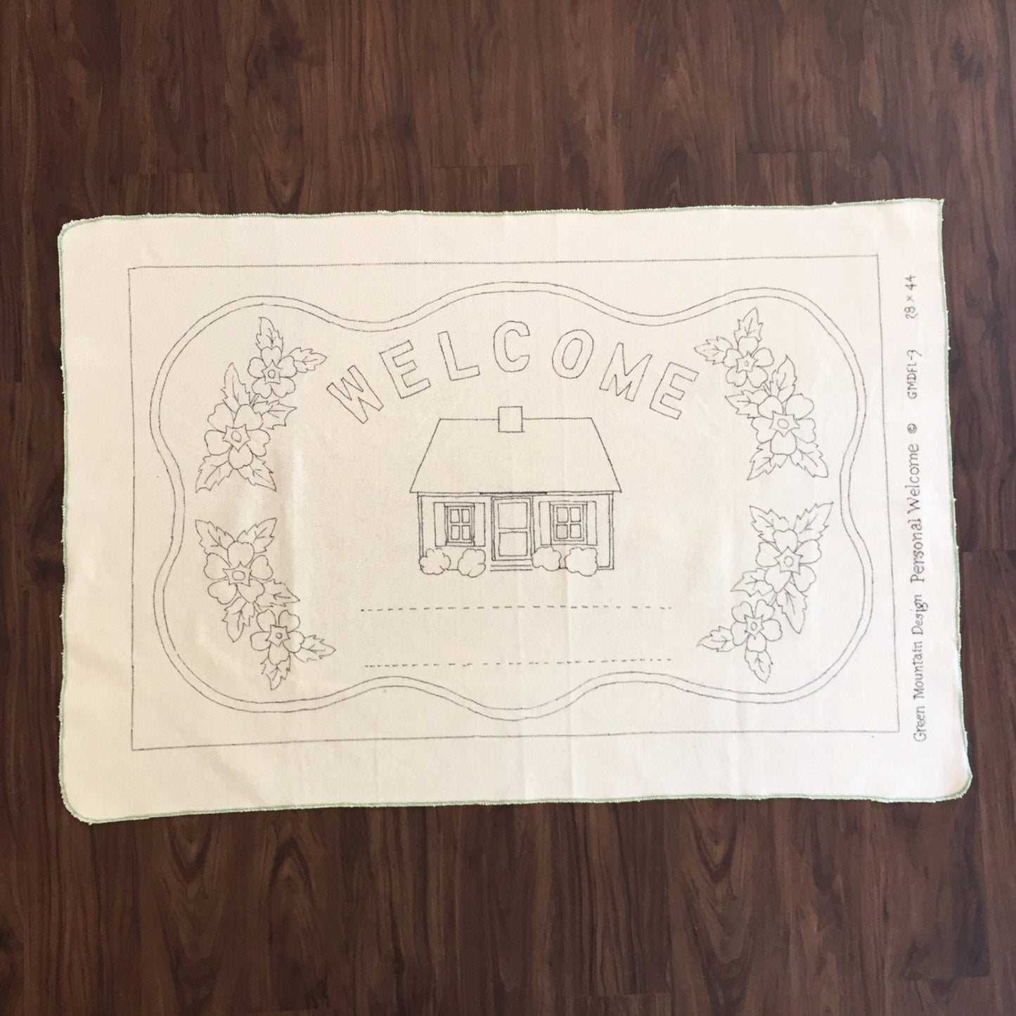 Green Mountain Design - Personal Welcome - Rug Hooking Supplies