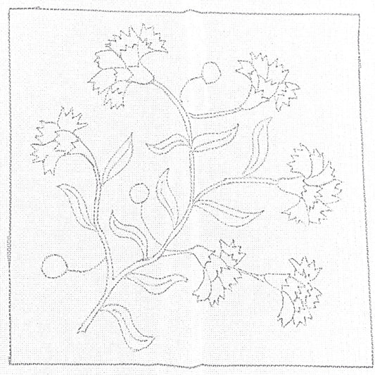 Green Mountain Design - Anna's Carnation - 14"x14" - Rug Hooking Supplies