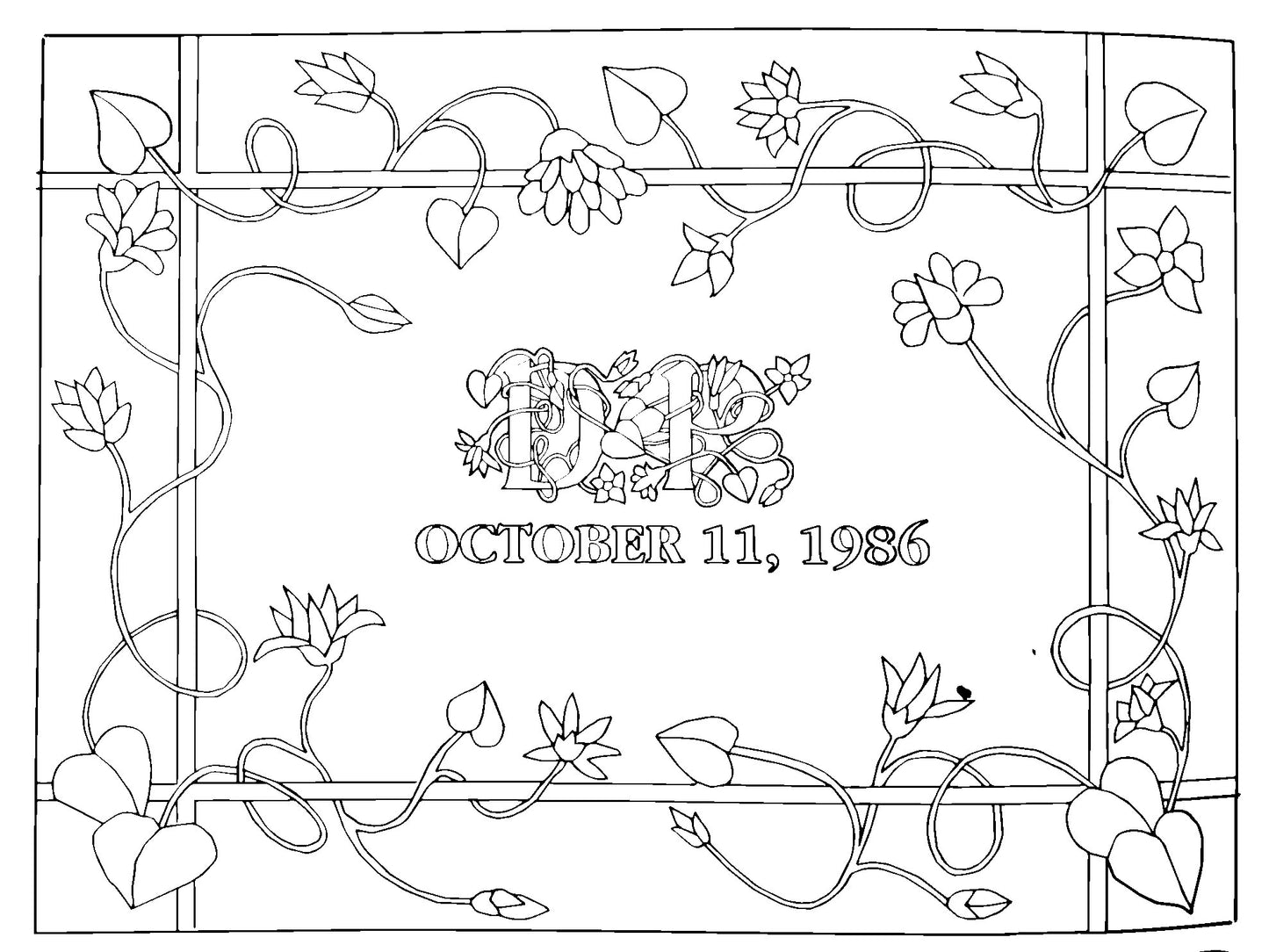 DiFranza Designs - Anniversary Rug - Rug Hooking Supplies