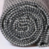 Black & Pale Grey Houndstooth - 6460 - Rug Hooking Supplies