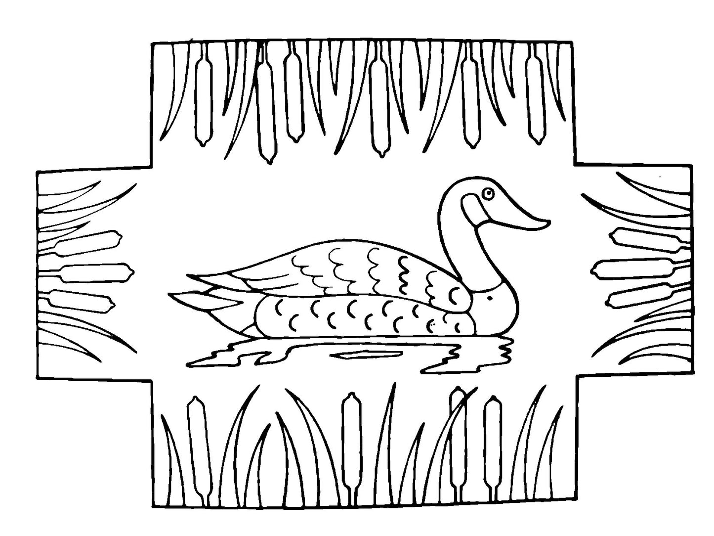 DiFranza Designs - Canada Goose Brick Cover - Rug Hooking Supplies