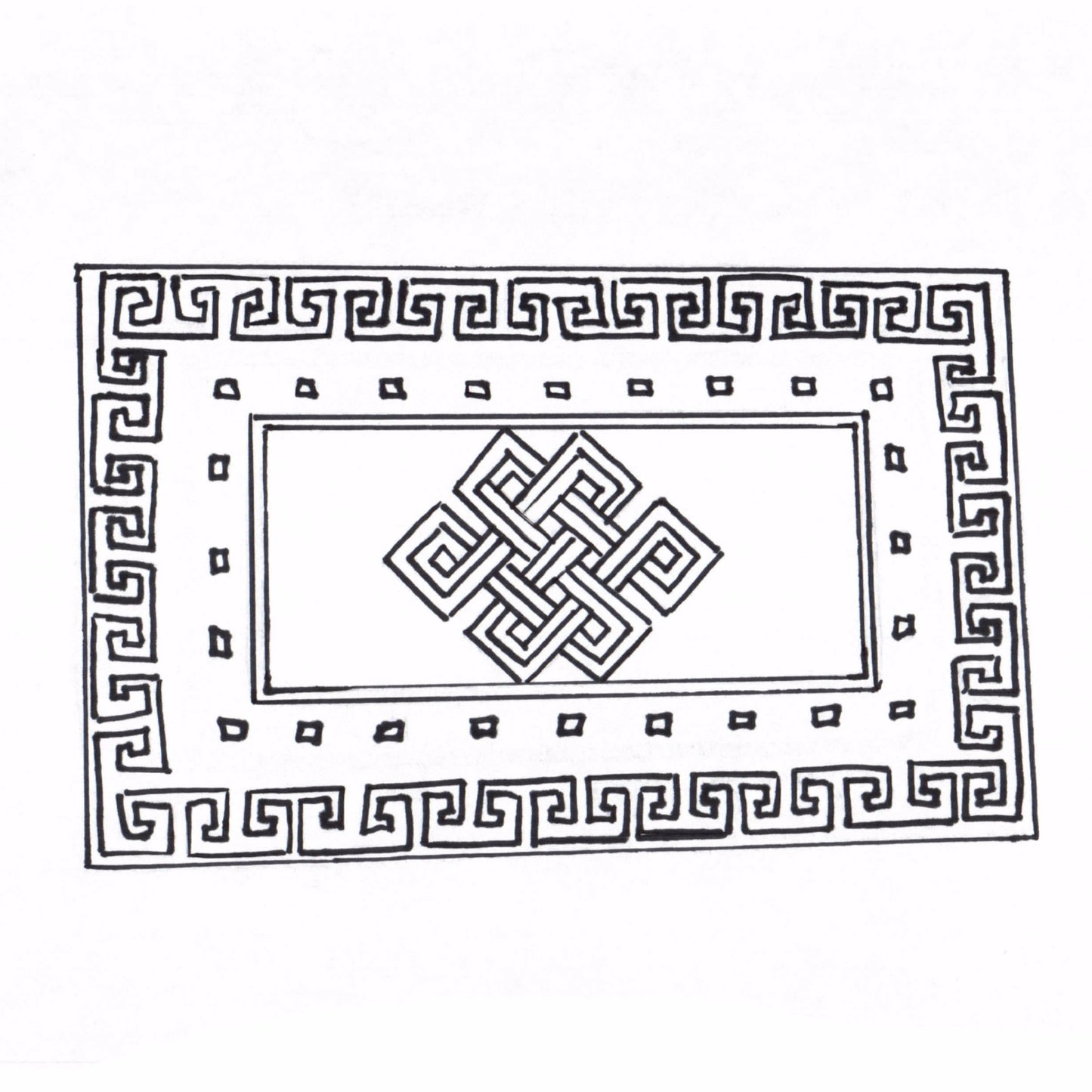 Green Mountain Design - Chinese Knot - Rug Hooking Supplies