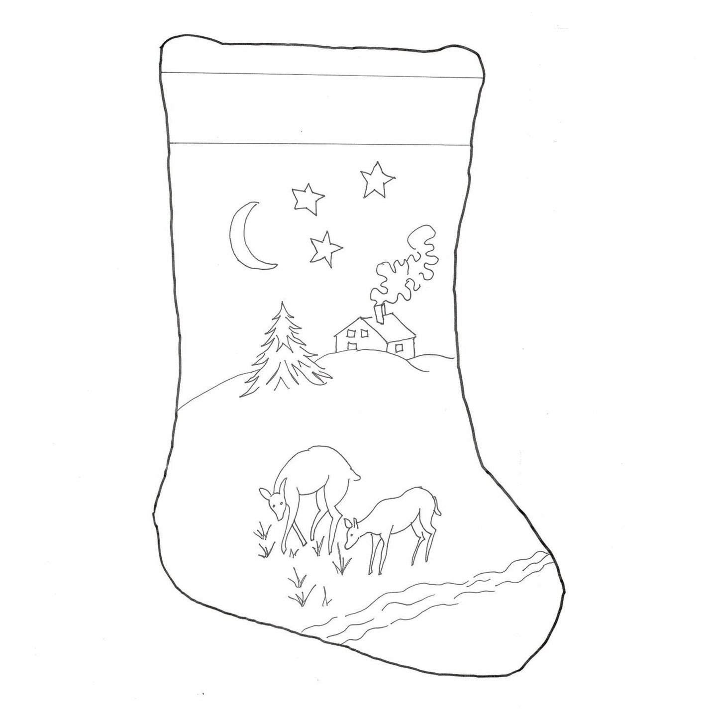 Green Mountain Design - Peaceful Night - Rug Hooking Supplies
