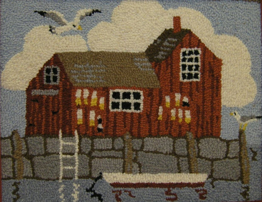 DiFranza Designs - Fishing Shack - Rug Hooking Supplies