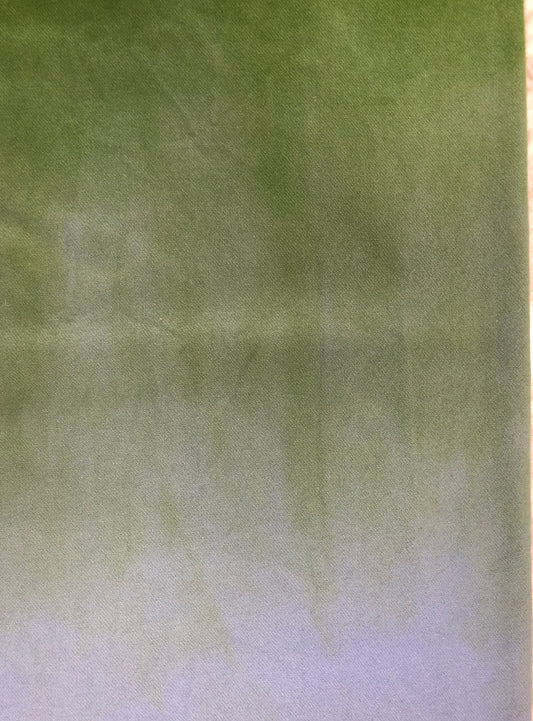 Dip Dye - Purple-Blue to Dark Green
