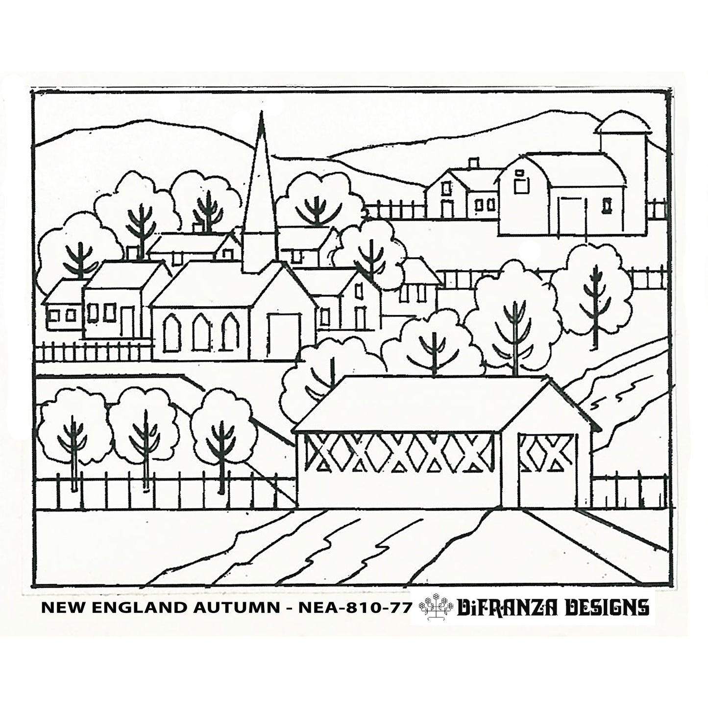 DiFranza Designs - New England Autumn - Rug Hooking Supplies