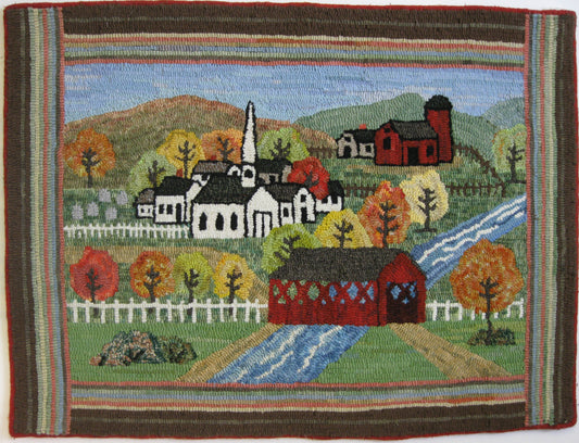 DiFranza Designs - New England Village Rug - Rug Hooking Supplies