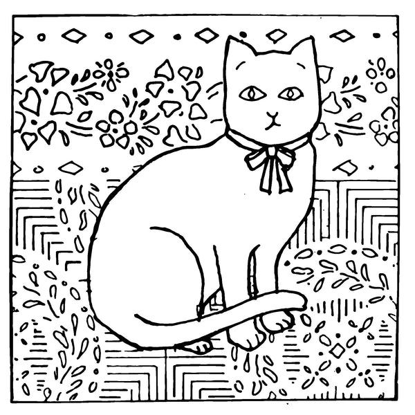 DiFranza Designs - Stencil Cat - Rug Hooking Supplies