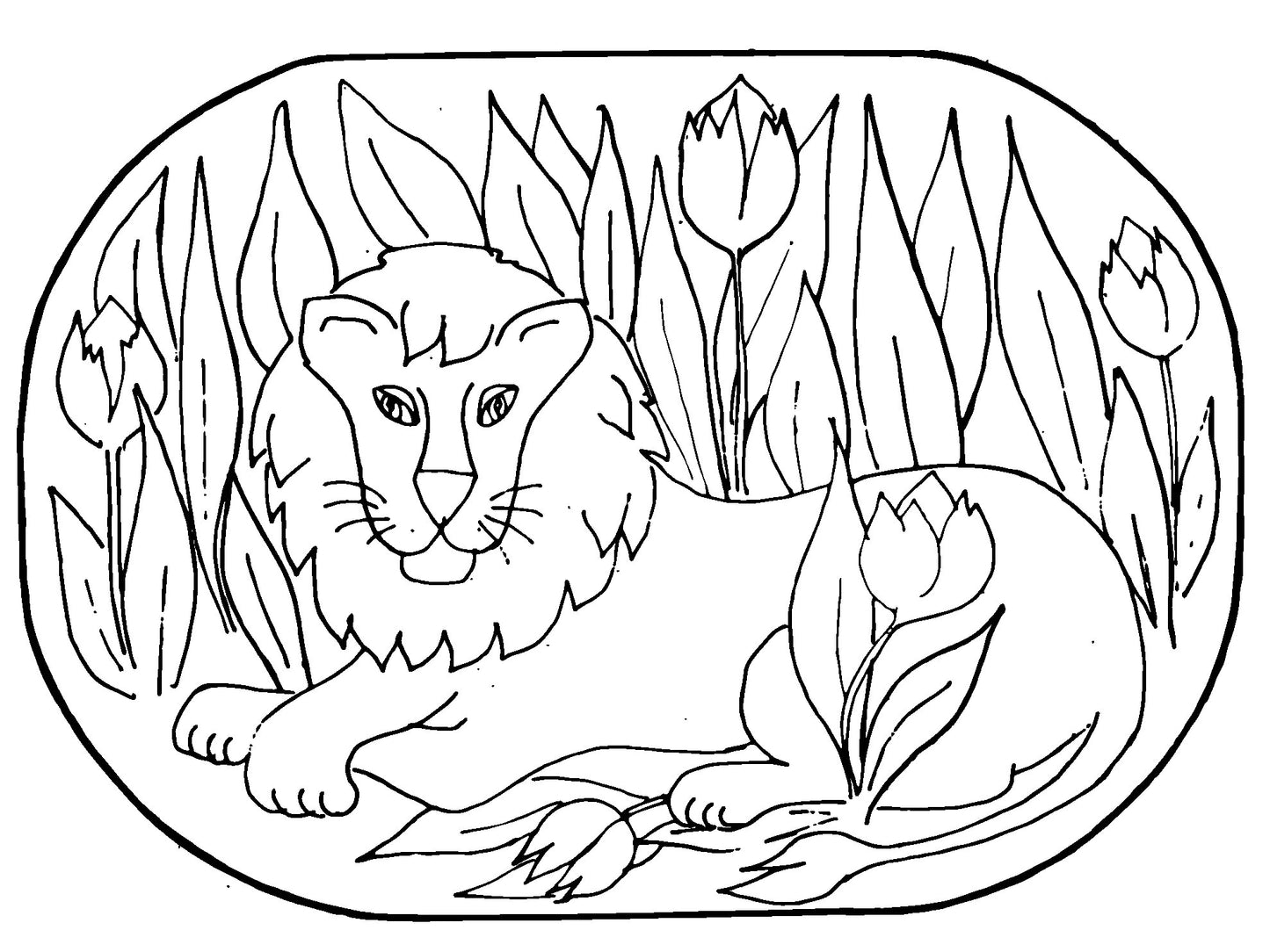 DiFranza Designs - The Lion - Rug Hooking Supplies