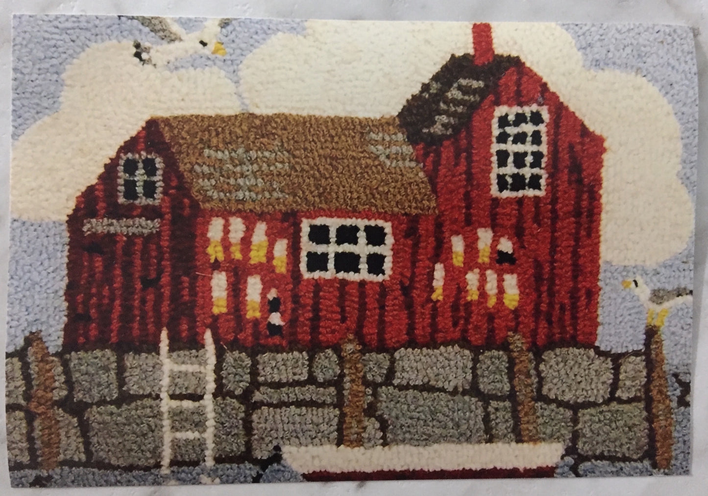 Kit - Fishing Shack - Rug Hooking Supplies