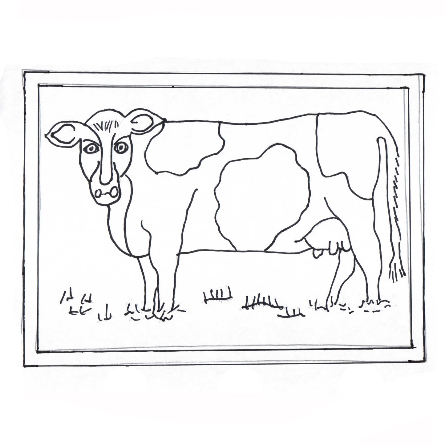 Vermont Cow - 30.5 x 42 - Rug Hooking Supplies