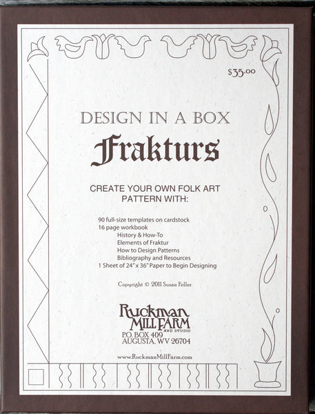 Design in a Box - Frakturs - Rug Hooking Supplies