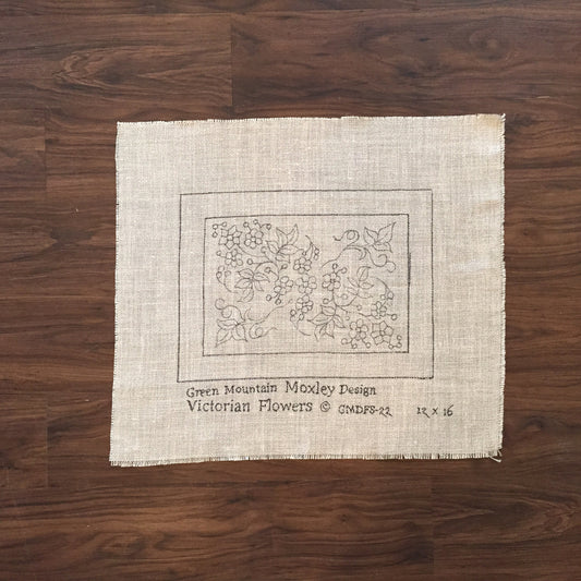 Green Mountain Design - Moxley Victorian Flowers - Rug Hooking Supplies