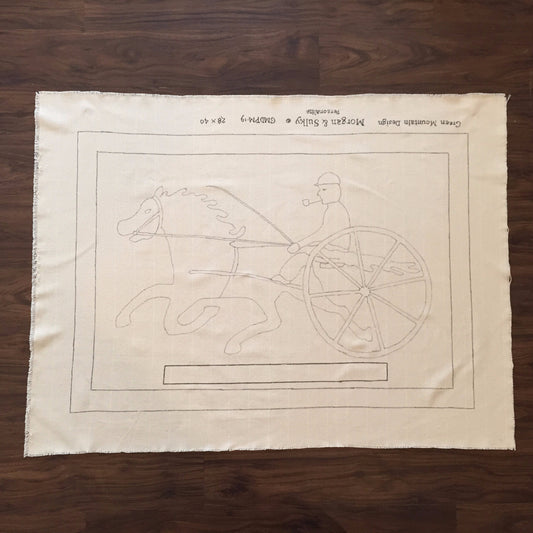 Green Mountain Design - Morgan & Sulky - 28x40 - Rug Hooking Supplies