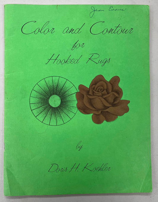 Book- Color & Contour by Hooked Rugs