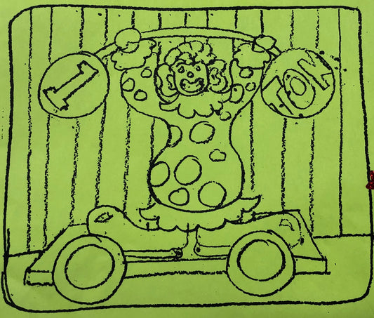 Pattern- Circus Train, Clown
