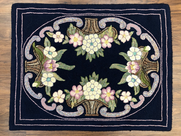 Flower Baskets – Green Mountain Hooked Rugs