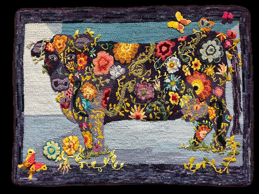 Flower-Power Cow