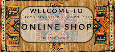 Green Mountain Hooked Rugs sells rug hooking supplies including, swatches, dyed wool, rug hooking hooks, rug hooking patterns, and rug hooking frames.  