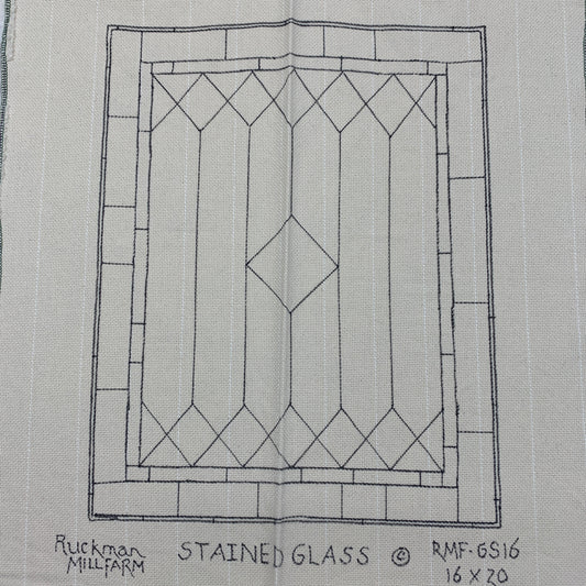 Discount Patterns - Stained Glass, on monk's cloth