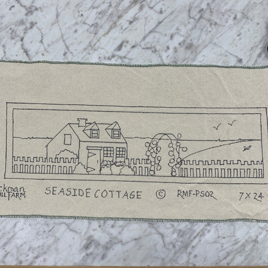 Discount Patterns - Seaside Cottage, on rug warp