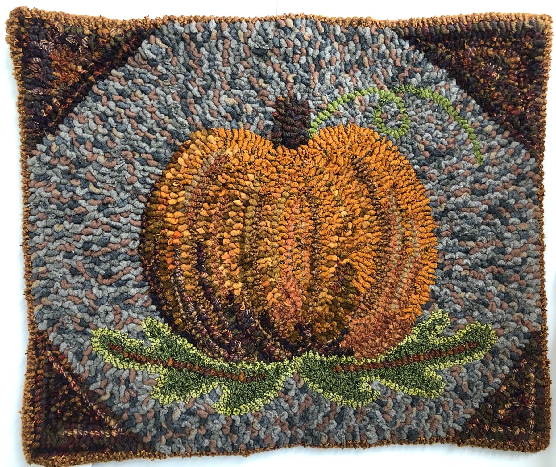 Pumpkin Rug – Green Mountain Hooked Rugs