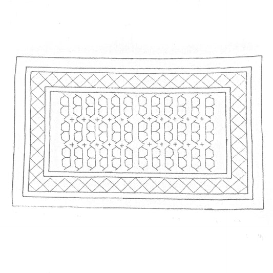 Discount Patterns -  Little Oriental Lamp, on monk's cloth