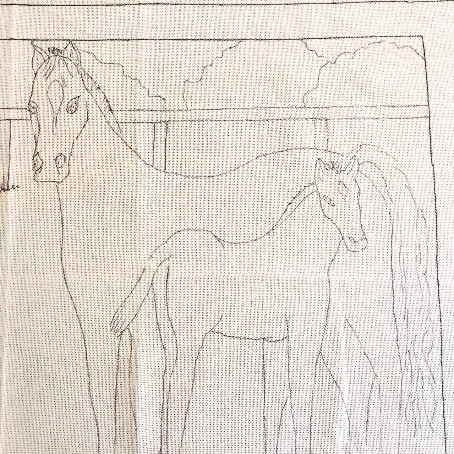 Green Mountain Design - Mare and Foal - Rug Hooking Supplies