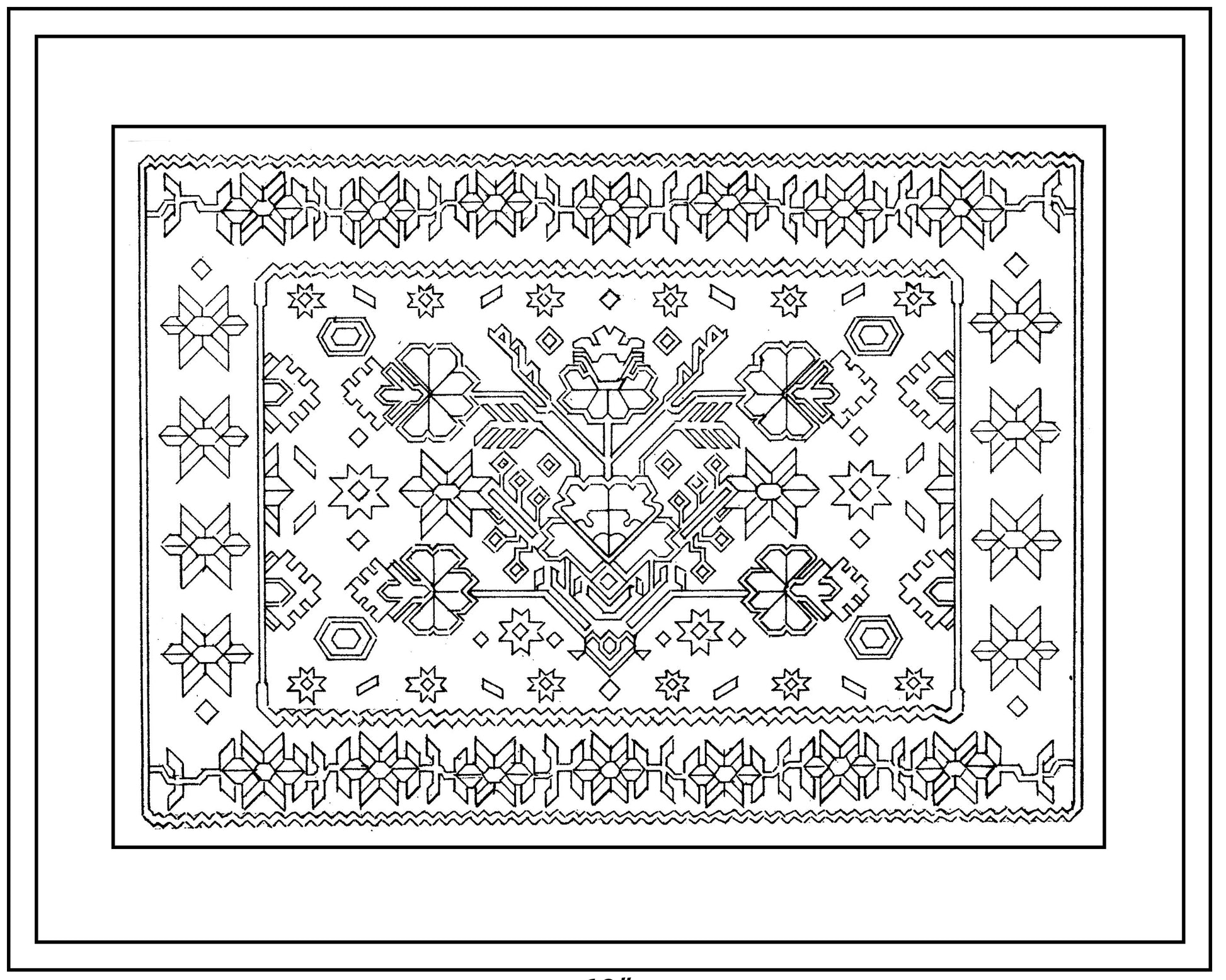 DiFranza Designs - Russian Oriental - Rug Hooking Supplies