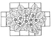 DiFranza Designs - African Violets Brick Cover - Rug Hooking Supplies