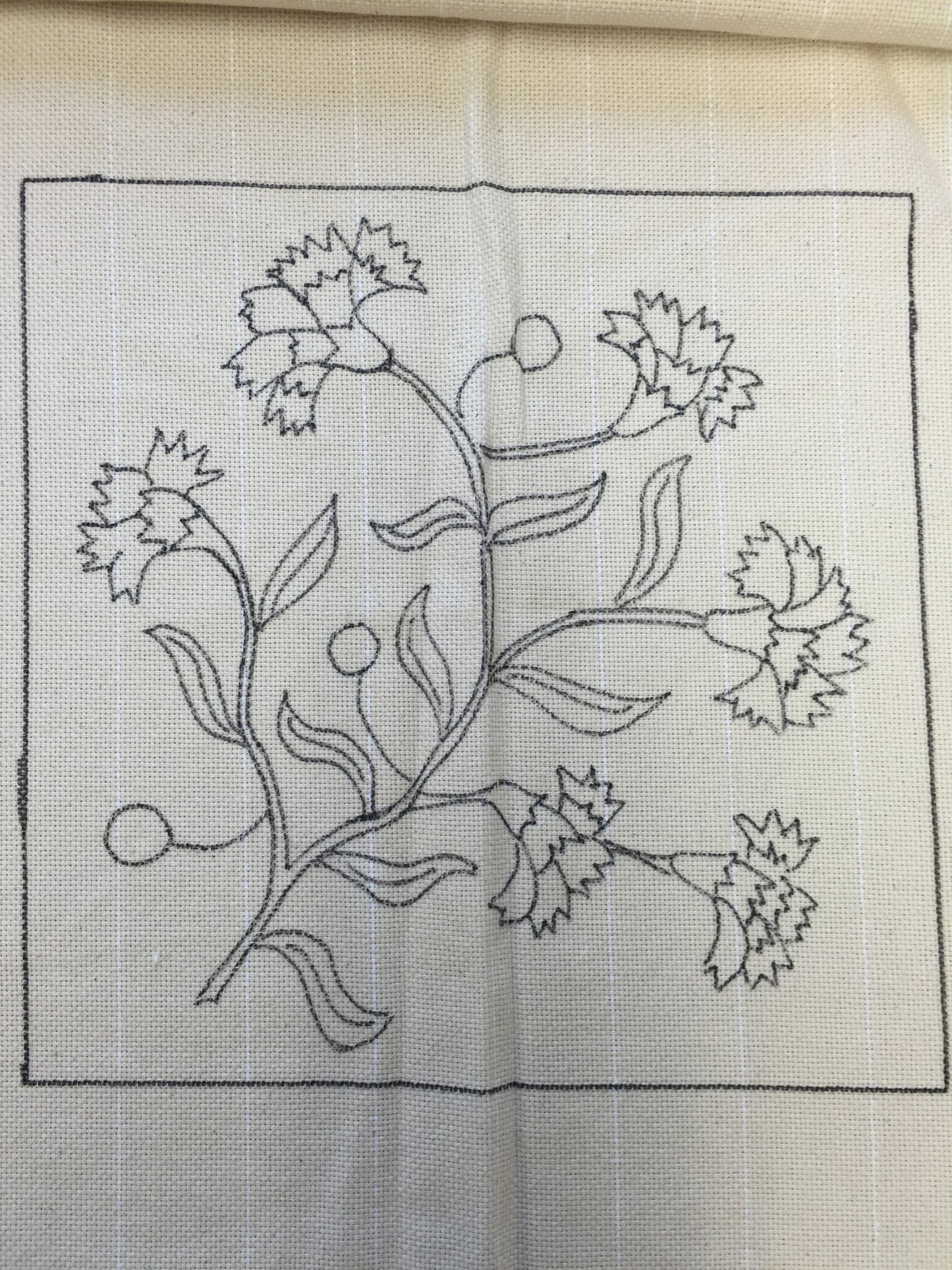 Green Mountain Design - Anna's Carnation - 14"x14" - Rug Hooking Supplies