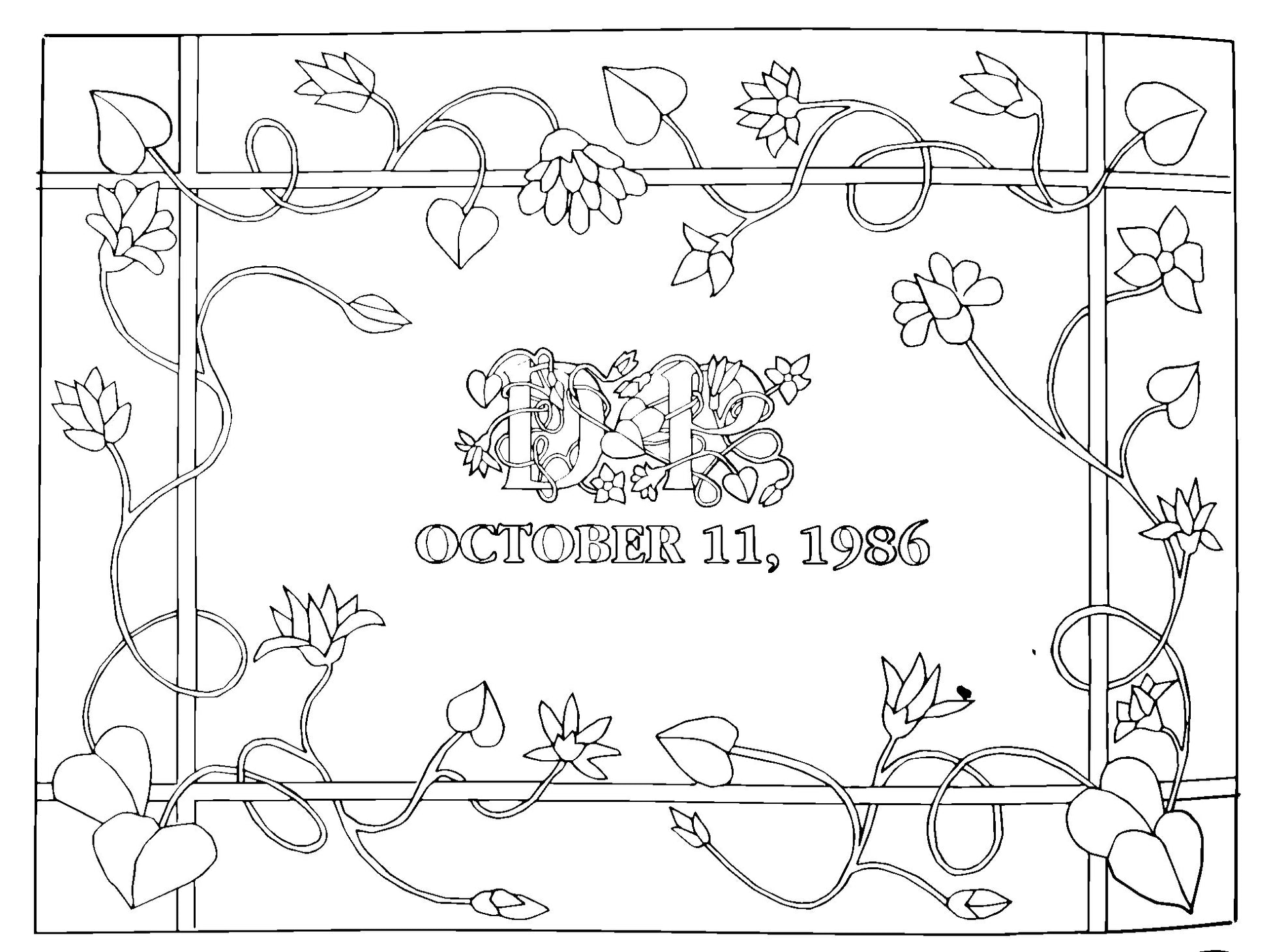 DiFranza Designs - Anniversary Rug - Rug Hooking Supplies