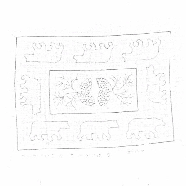 Green Mountain Design - Bears Border - Rug Hooking Supplies