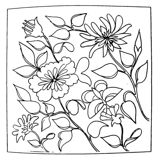 DiFranza Designs - Butterfly & Flower - Rug Hooking Supplies