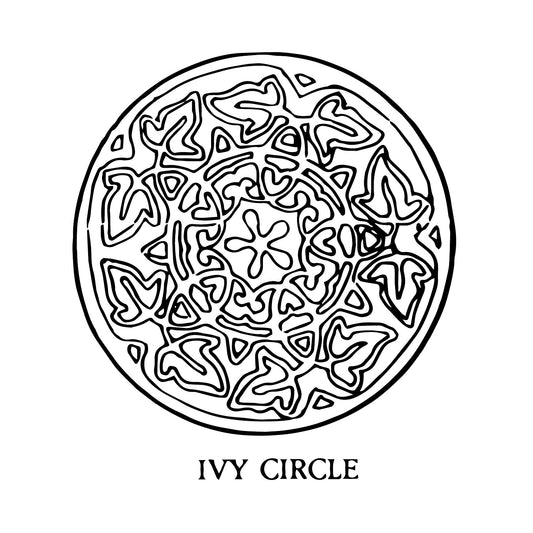 DiFranza Designs - Ivy Circle Chair Seat - Rug Hooking Supplies