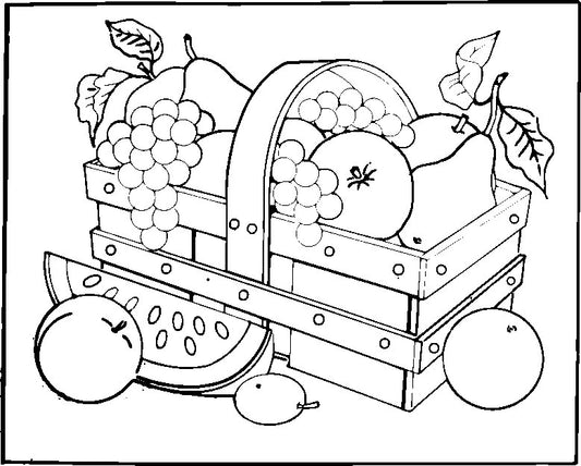 DiFranza Designs - Fruit Basket - Rug Hooking Supplies