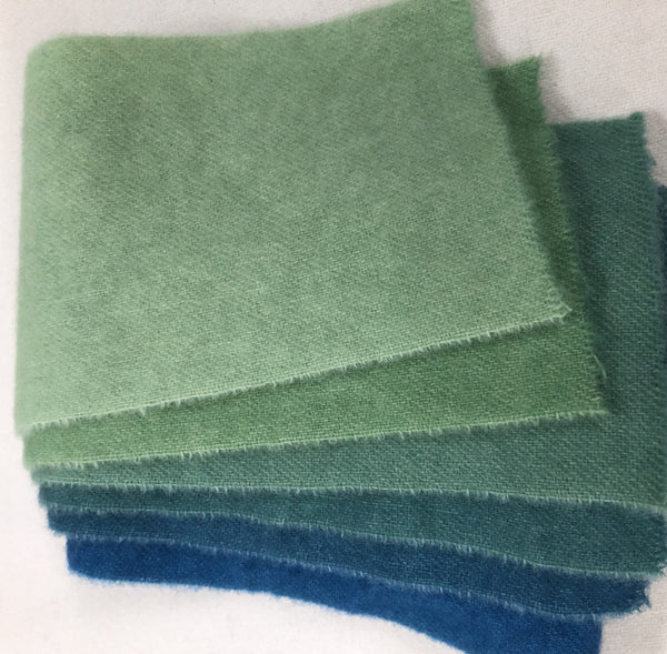 Transitional Swatch- Green to Blue