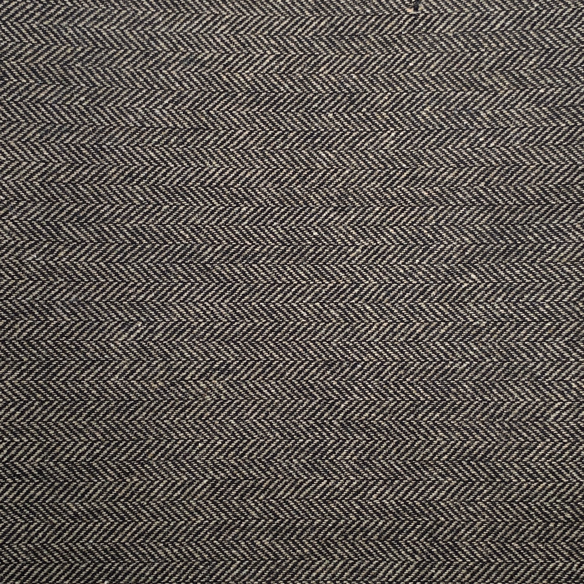 Charcoal Herringbone - Rug Hooking Supplies
