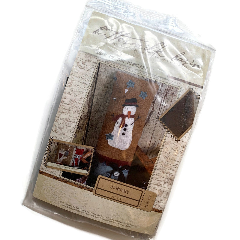 Appliqué Kit- Year of the Pinkeeps: January