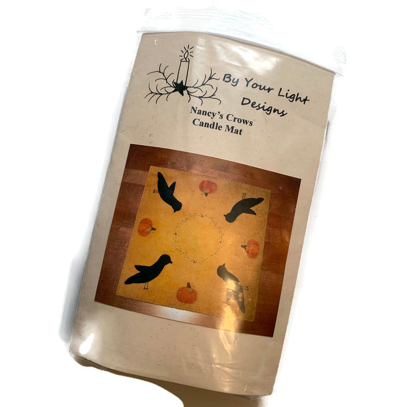 Appliqué Kit- Nancy's Crows Candle Mat