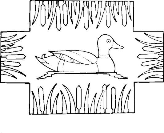 DiFranza Designs - Mallard Brick Cover - Rug Hooking Supplies
