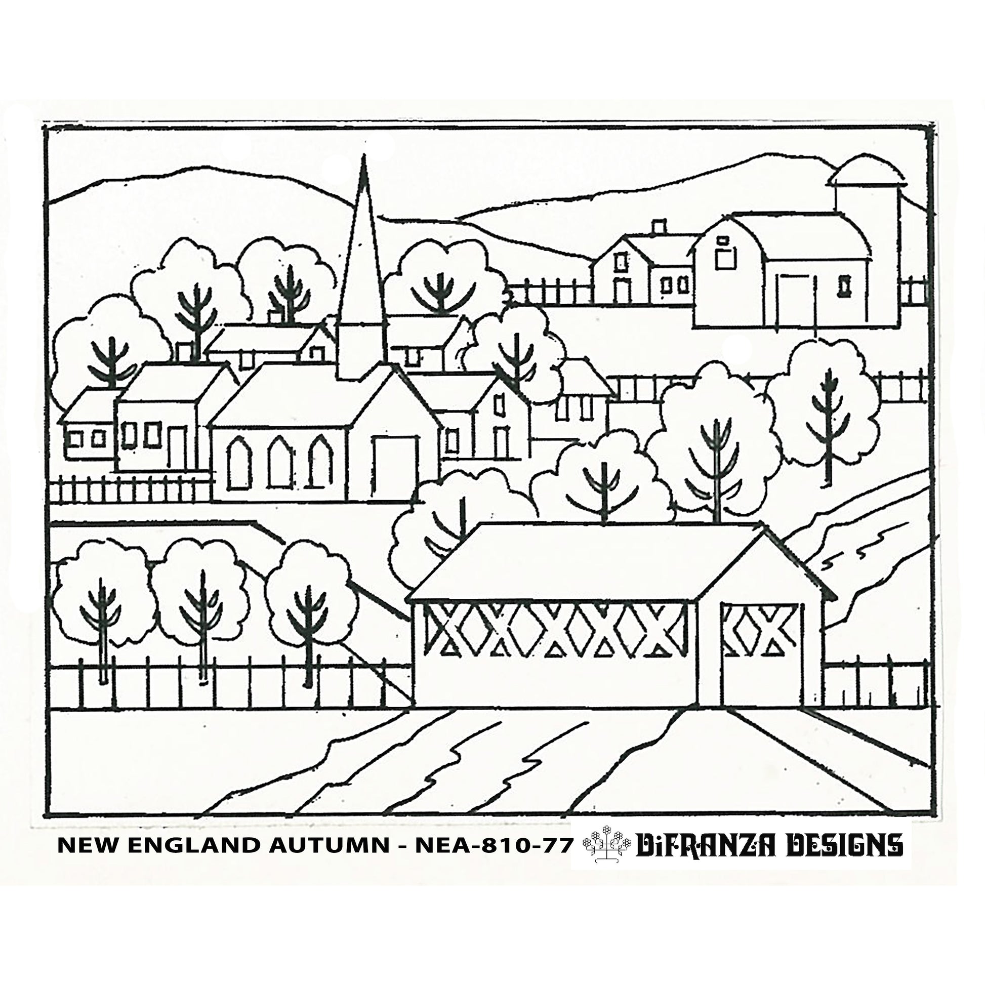 DiFranza Designs - New England Autumn - Rug Hooking Supplies