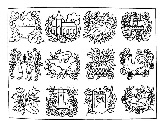 DiFranza Designs - New England Motifs - Rug Hooking Supplies