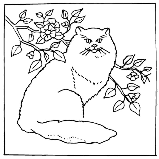 DiFranza Designs - Persian Cat - Rug Hooking Supplies